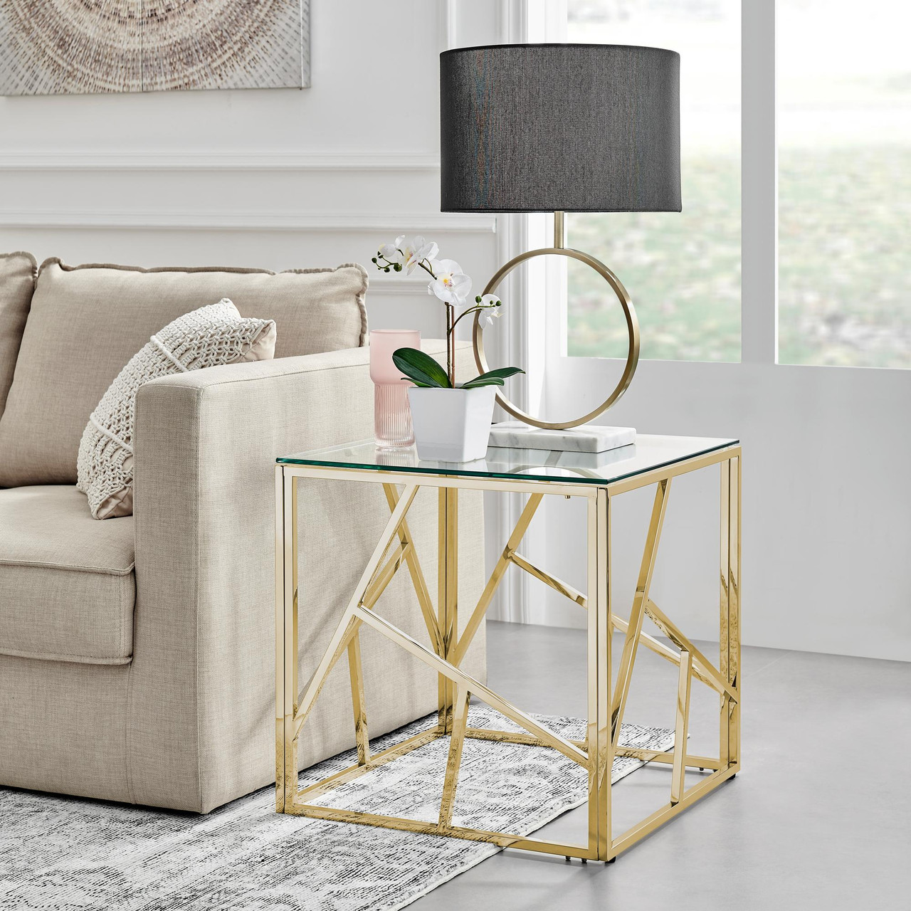 Side Table Gold